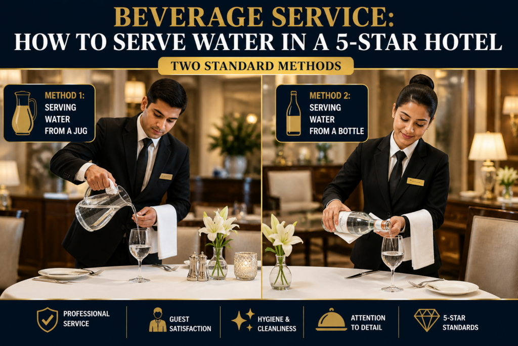How to Serve Water in a Hotel